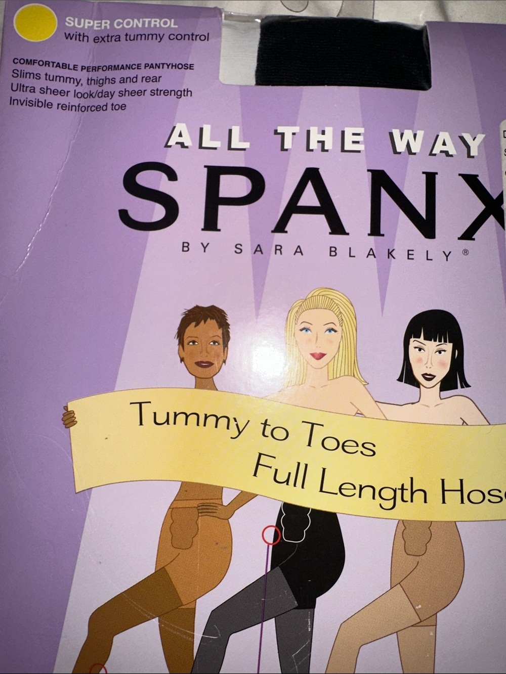 SPANX All The Way Full Length Hosiery - Black